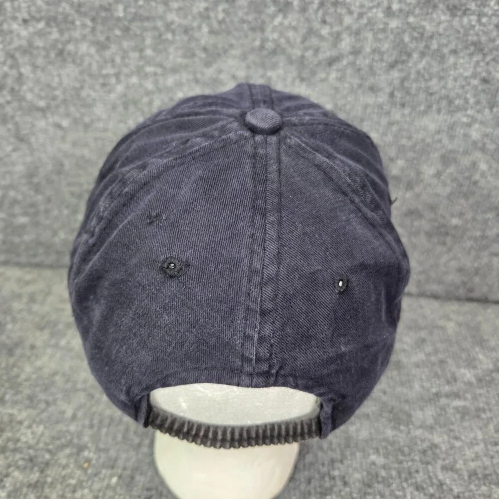 Rare Vintage POLO SPORT Ralph Lauren Spell Out Hat Navy Blue‎ Nylon YOUTH KIDS